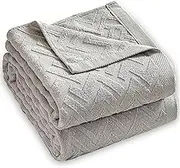 AYO Towel Blanket, Single Blanket, 100% Cotton, Stylish, Air Blanket, Quilt Blanket, Antibacterial, Lightweight, Soft to The Touch, No Pilling, for All Seasons/Summer, for Sofas, Washable, Moisture