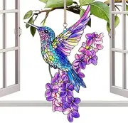 Hummingbird Sun Catcher, Rainbow Maker, Rainbow Light Play Art Panel for Garden, Kitchen, Living Room, Balcony, Railing