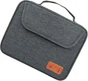 1Pc Electronic Organizer Pouch Double Layer Cable Storage Bag with Multiple Pockets Travel Accessory Case for Chargers Earphones Tablets