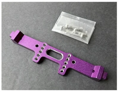 Vintage RC Tamiya Terra Crusher Aluminum Rear Body Mount Plate Powerline Racing