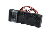 Dual USB and Car Accessory Flush Panel Mount