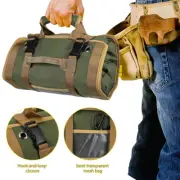 Large Tool Roll Organizer Tool Roll Up Canvas Bag Tool Wrench Super Big Pouch