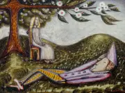 Cecil Collins : The Sleeping Fool : 1943 : Archival Quality Art Print