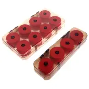 Fishing Line Shaft Bobbin Spools Tackle Box Red Lines Accessories, Easy to Carry
