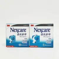 在飛比找樂天市場購物網優惠-3M Nexcare 通氣膠帶(附切台) 白色 半吋/1吋