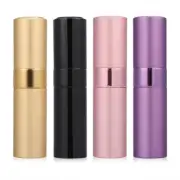 8ml Portable Mini Aluminium Glass Perfume Bottle Perfume Atomizer Travel HR6