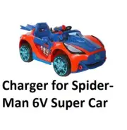 battery charger 6V AC DC Adapter For spider man super car Ride-On