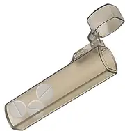 Pocket Toothpick Holder,Portable Transparent Tooth Picks Holder Dispenser - Clear Design, Small Tooth Pick Container with Lid For Flosser Organizer