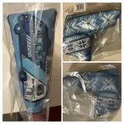 LIMITED MIZUNO Wheels on Tour Holiday Sweater Putter Headcover LIGHT BLUE