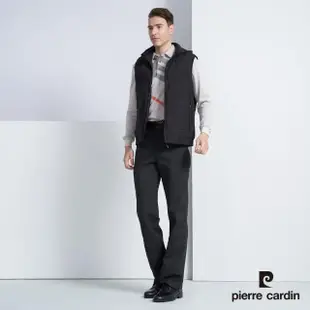 【pierre cardin 皮爾卡登】商務休閒 男款 都會休閒保暖羽絨背心-黑色(5225371-99)