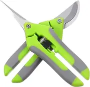 TEHAUX 2pcs Garden Pruning Shears Plant Trimming Scissors for Flower Arrangement Hedges Durable Garden Scissors for Fruits Branches
