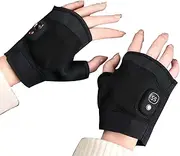 [Generic] Rechargeable Heated Gloves,USB Fingerless Heated Gloves Warm Winter Gloves | Portable Touchscreen Writing Gloves Rechargeable Hand Warmer for Women