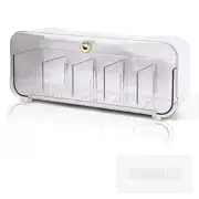 Wall Mounted Underwear Storage Drawer Pull Out Wardrobe Socks Organizer