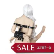 Unisex Wrist Cuffs Arm Binder Restraints Arms Behind Back Accessories Leather