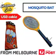 Electric Bug Zapper Tennis Racket Mosquito Fly Swatter Insect Killer Handheld