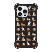 iPhone 16 Pro Bounce Case MagSafe Compatible English Bulldog Yoga
