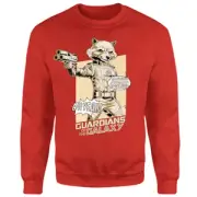 Guardians of the Galaxy Rocket Raccoon Oh Yeah! Sweatshirt - Red