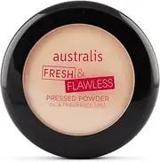 Australis AC Fresh and Flawless Pressed Powder Makeup - Light Beige Matte