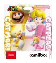 Cat Mario & Cat Peach Amiibos Super Mario Nintendo Brand New & Factory Sealed!