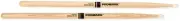 Promark Rebound Balance Hickory Drumsticks - 5A - Nylon Tip (2-pack) Bundle