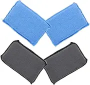 Garneck Auto Cleaning Sponge Set 4 Pcs Scrub Pads for Car Interior Exterior Detailing
