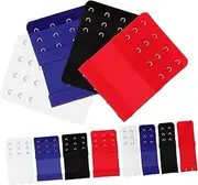 [LIFKOME] 12pcs Bra Extender Hooks Women Bra Strap Extender 4 Hooks Comfortable Bra Adjuster Clips for Bra Extenders 3 Hooks Replacement