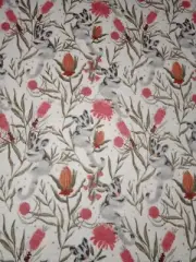 Hello Possums Ivory Flannelette Cotton Fitted Cot Sheet Handmade