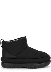 Ugg Classic Maxi Mini Quilted Shell Boots - Black - 4 4