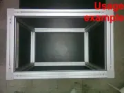 Aluminum T-slot 4040 extruded profile 40x40-8mm Box frame, size 620x580x380mm