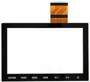 LIAMORFE 8'' Radio Navigation Touch Screen Digitizer Replacement Compatible with Mitsubishi Outlander 2019 2020 2021 2022 for Replace 8740A040 8740A076 8740A103 (Without LCD)