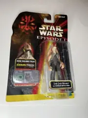 Jar Jar Binks With Gungan Battle Staff Star Wars Figure 1998 Brand New