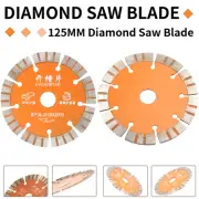 5 In Diamond Saw Blade Cutting Wheel Stone Slotted Dry Cutting Disc For Concrete