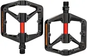 1 Pair Bike Pedals Aluminum Alloy ycle Platform Flat Pedals 9/16 Inch with Slip Nails for Bearing MTB Mountain Bike Road Bike