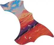 KAILIKETIY Guitar Pickguard Board for Acoustic Guitar Scratch Plate Plastic Pickguard Reusable