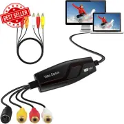 VHS to Digital Converter,Video Capture Card Device,Vhs VCR Hi8 Mini DV to Mac Di