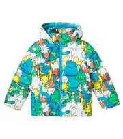 [Stella McCartney Kids] Stella McCartney Kids Printed puffer jacket Y 3 multicoloured