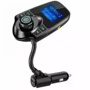 Nulaxy Bluetooth Car FM Transmitter Audio Adapter Receiver Wireless Hands Free