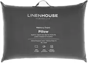 Linen House Memory Foam Pillow, White