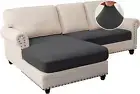 Sofa Cover L Shape Velvet Couch Cover for Sectional Sofa Chaise Lounge Sofa Cove