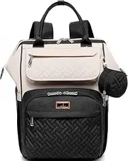 BabbleRoo Diaper Bag Backpack, Changing Bag with Changing Pad, Stroller Straps & Pacifier Case - Travel Back Pack for Parents