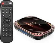 CHROX Android 11.0 TV Box,VONTAR X4 4GB ROM 128GB Amlogic S905W4 Quad Core RAM Dual WiFi 2.4G/5.8G 4K/8K HDR+ Smart BT 5.0 Media Player TV Box,4gb+32gb