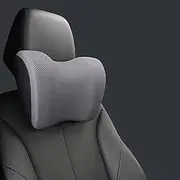 Comfortable Car Neck Pillow 3D Breathable fit for Se-at Back Support Pillow Cushions Headrest Pillow for Universal Car Travel Accessories (Color : Blue) (Color : Grey)