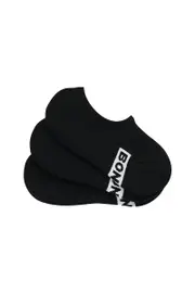 [Bonds] Bonds Womens Logo Sneaker 3 Pack Socks in Black Size: 3-8 3-8 Black