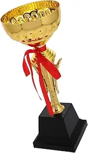 Yardwe Match Trophy Cup 29cm Plastic School Party Prize Sports Team Awards Celebration Awards