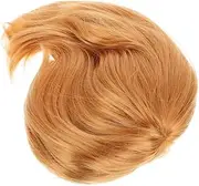PLAFOPE Men's Wig Short Curly Synthetic Hair Fashionable Blond Short Wig for Cosplay Halloween