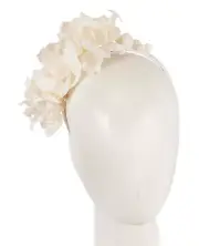 Cream Max Alexander orchid flower racing fascinator headband Made in Australia
