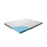 Palermo Double Memory Foam Mattress Topper Cooling Gel Infused CertiPUR Approved