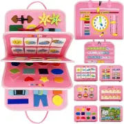 Busy Board, Toddler Travel Toys, Quiet Book, Sensory Toys for Toddlers 2 3 4,...