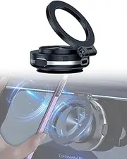 Magnetic Holder New Plus, Electric Suction Cup Magnetic Phone Holder for Cars, 360° Rotation, 270° Folding, with Electric Vacuum Suction, for Car, Desk, Kitchen, Bathroom (Black)
