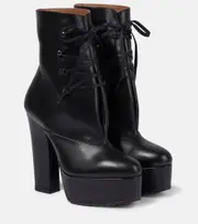 [Alaia] Alaïa Trekk 135 leather ankle boots AU 9.5 black